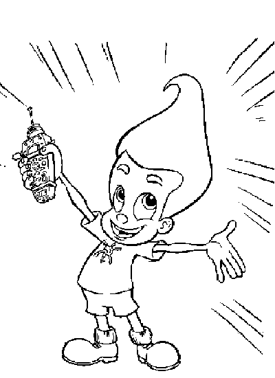 Página para colorir: Jimmy Neutron (desenhos animados) #48967 - Páginas para Colorir Imprimíveis Gratuitamente