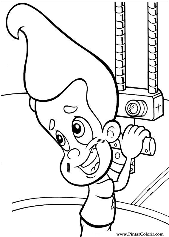 Página para colorir: Jimmy Neutron (desenhos animados) #49038 - Páginas para Colorir Imprimíveis Gratuitamente