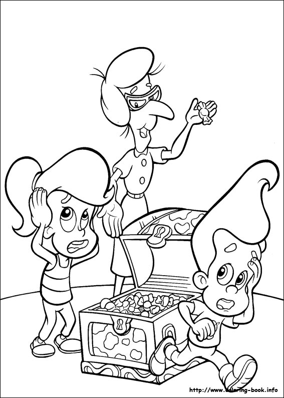 Página para colorir: Jimmy Neutron (desenhos animados) #49046 - Páginas para Colorir Imprimíveis Gratuitamente
