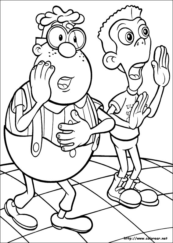 Página para colorir: Jimmy Neutron (desenhos animados) #49048 - Páginas para Colorir Imprimíveis Gratuitamente