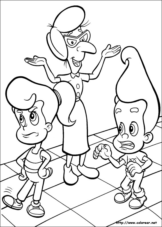 Página para colorir: Jimmy Neutron (desenhos animados) #49062 - Páginas para Colorir Imprimíveis Gratuitamente