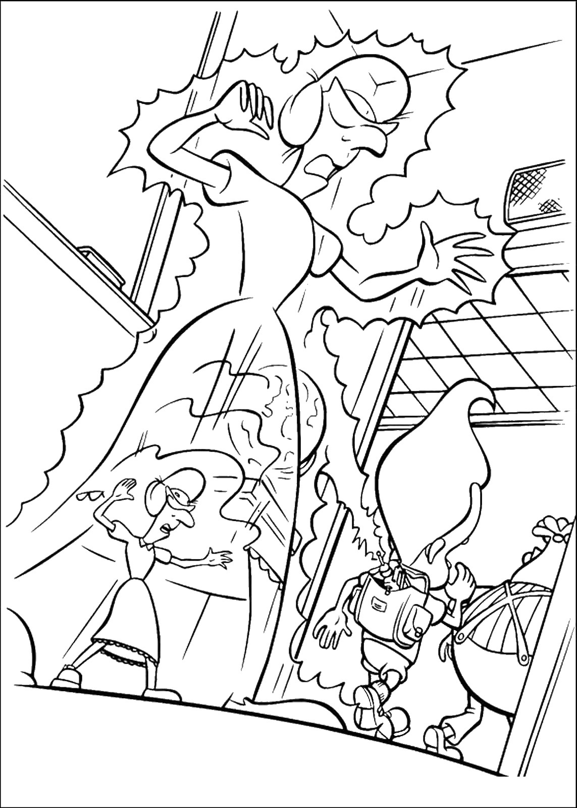 Página para colorir: Jimmy Neutron (desenhos animados) #49068 - Páginas para Colorir Imprimíveis Gratuitamente