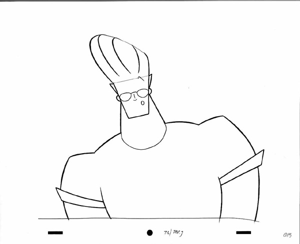 Página para colorir: Johnny Bravo (desenhos animados) #35319 - Páginas para Colorir Imprimíveis Gratuitamente