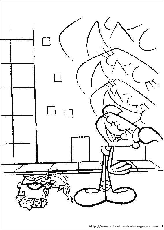 Página para colorir: Laboratório de Dexter (desenhos animados) #50693 - Páginas para Colorir Imprimíveis Gratuitamente
