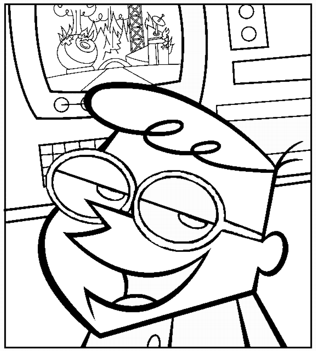 Página para colorir: Laboratório de Dexter (desenhos animados) #50712 - Páginas para Colorir Imprimíveis Gratuitamente