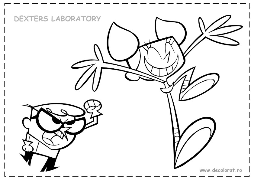 Página para colorir: Laboratório de Dexter (desenhos animados) #50718 - Páginas para Colorir Imprimíveis Gratuitamente
