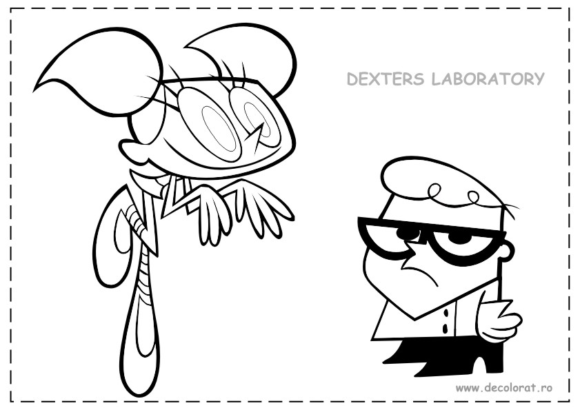 Página para colorir: Laboratório de Dexter (desenhos animados) #50749 - Páginas para Colorir Imprimíveis Gratuitamente