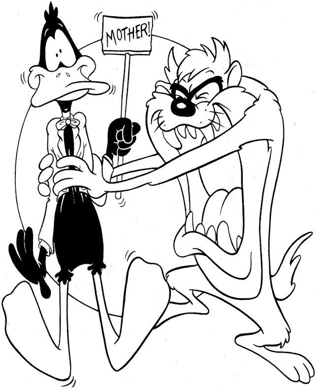 Página para colorir: Looney Tunes (desenhos animados) #39180 - Páginas para Colorir Imprimíveis Gratuitamente
