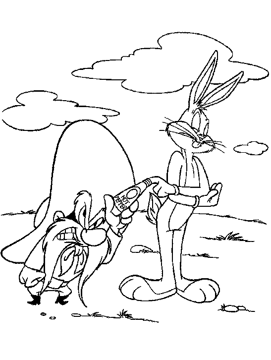 Página para colorir: Looney Tunes (desenhos animados) #39234 - Páginas para Colorir Imprimíveis Gratuitamente