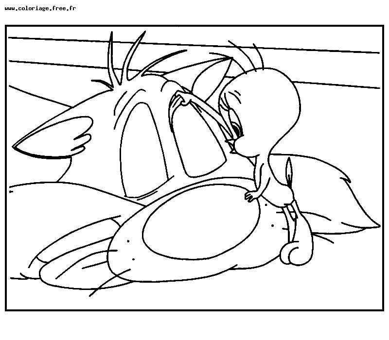 Página para colorir: Looney Tunes (desenhos animados) #39302 - Páginas para Colorir Imprimíveis Gratuitamente