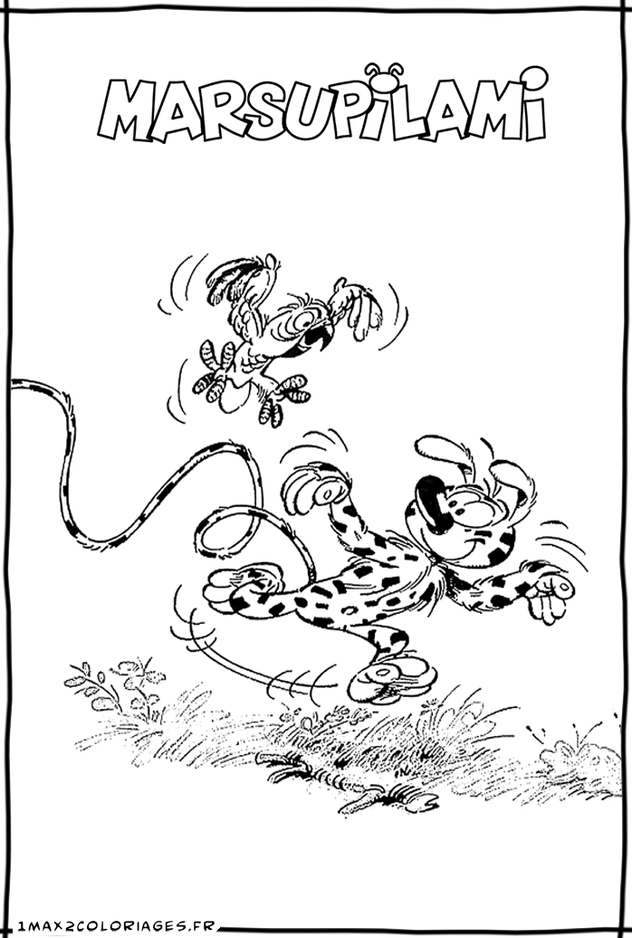 Página para colorir: marsupilami (desenhos animados) #50111 - Páginas para Colorir Imprimíveis Gratuitamente