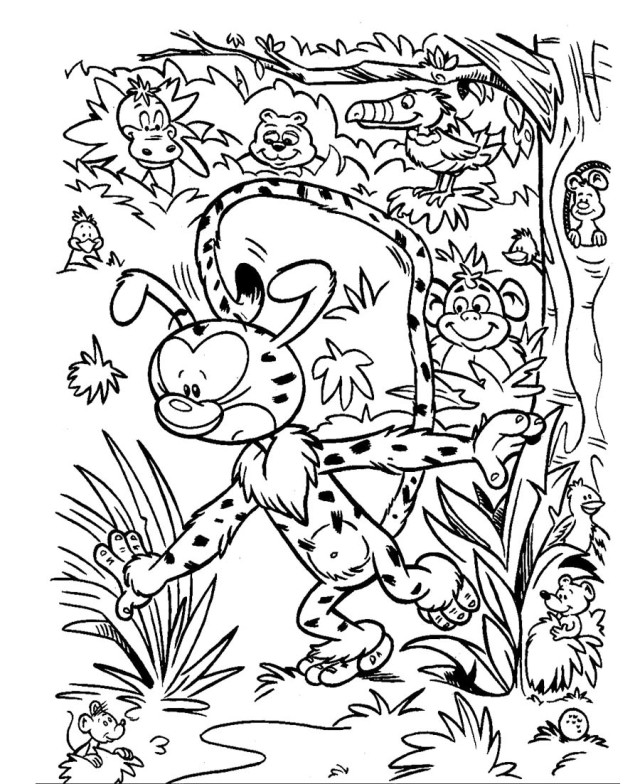 Página para colorir: marsupilami (desenhos animados) #50170 - Páginas para Colorir Imprimíveis Gratuitamente
