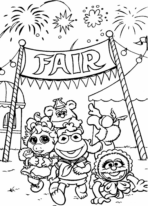 Página para colorir: muppets (desenhos animados) #31931 - Páginas para Colorir Imprimíveis Gratuitamente