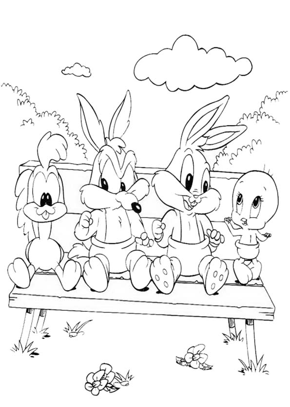 Página para colorir: músicas de bebê looney (desenhos animados) #26528 - Páginas para Colorir Imprimíveis Gratuitamente