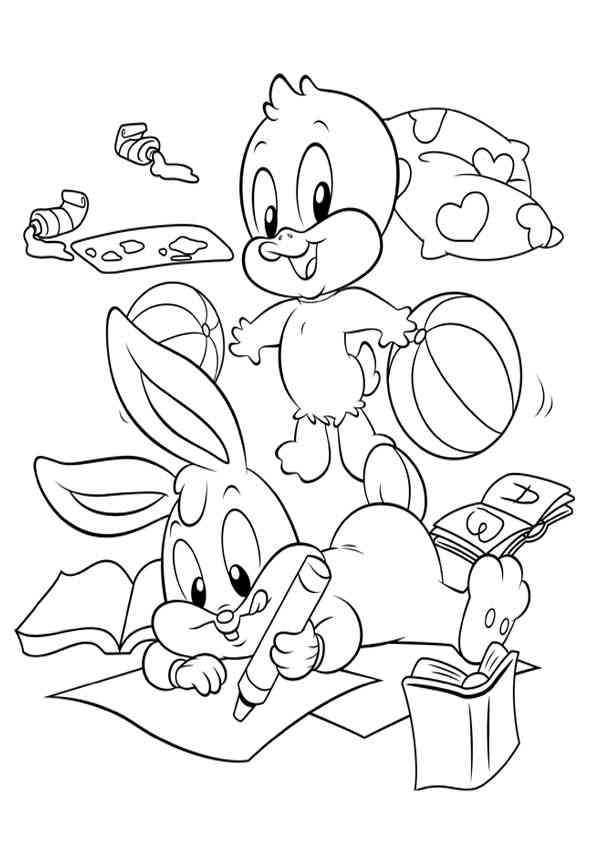 Página para colorir: músicas de bebê looney (desenhos animados) #26682 - Páginas para Colorir Imprimíveis Gratuitamente
