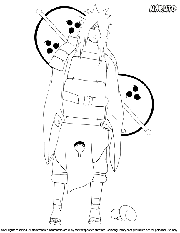 Página para colorir: naruto (desenhos animados) #38163 - Páginas para Colorir Imprimíveis Gratuitamente