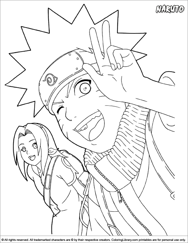 Página para colorir: naruto (desenhos animados) #38207 - Páginas para Colorir Imprimíveis Gratuitamente