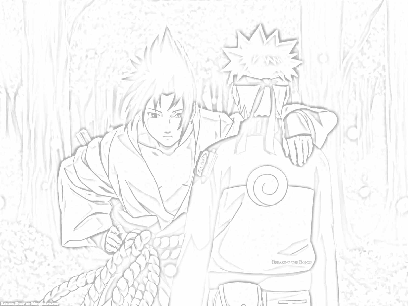 Página para colorir: naruto (desenhos animados) #38360 - Páginas para Colorir Imprimíveis Gratuitamente