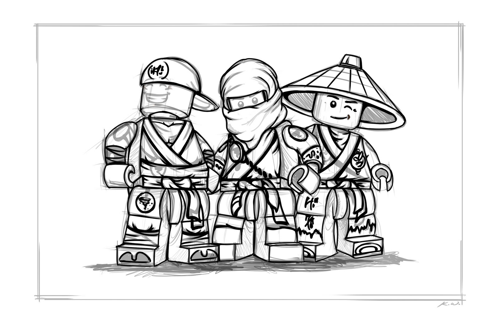 Página para colorir: ninjago (desenhos animados) #24028 - Páginas para Colorir Imprimíveis Gratuitamente