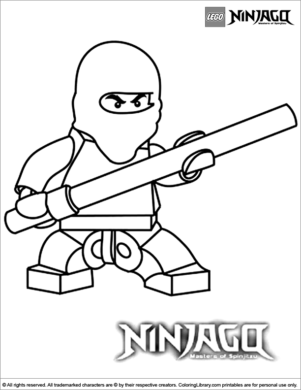 Página para colorir: ninjago (desenhos animados) #24136 - Páginas para Colorir Imprimíveis Gratuitamente