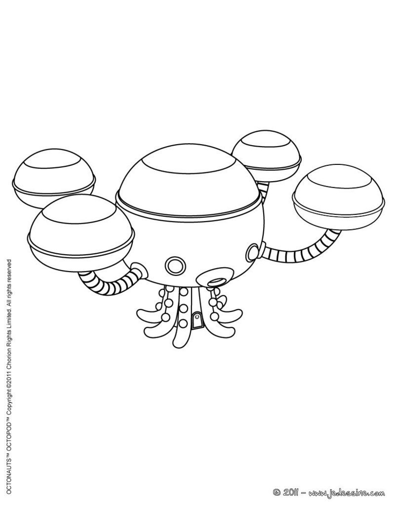 Página para colorir: Octonautas (desenhos animados) #40588 - Páginas para Colorir Imprimíveis Gratuitamente