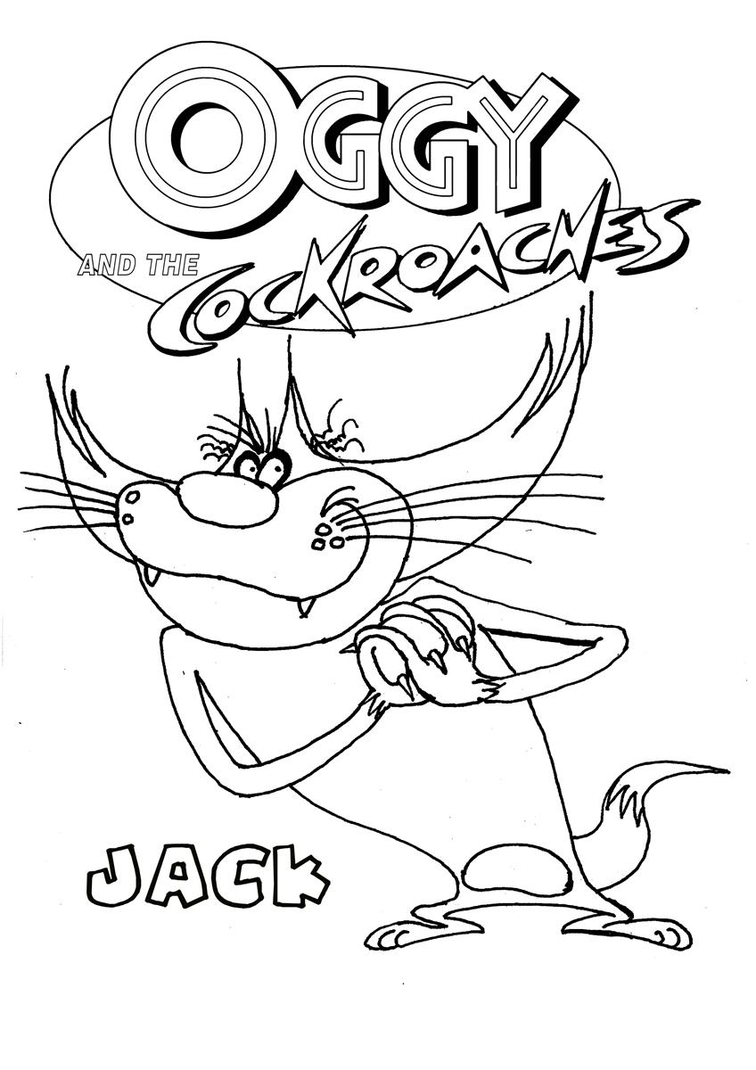 Página para colorir: Oggy e as Baratas (desenhos animados) #37863 - Páginas para Colorir Imprimíveis Gratuitamente