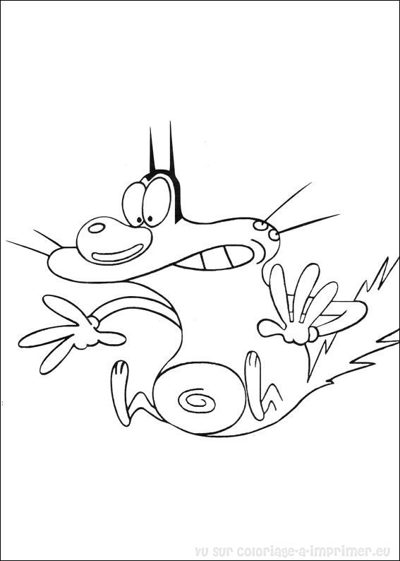 Página para colorir: Oggy e as Baratas (desenhos animados) #37909 - Páginas para Colorir Imprimíveis Gratuitamente