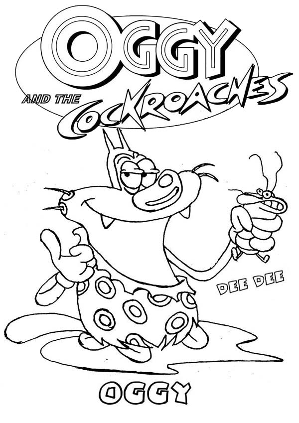 Página para colorir: Oggy e as Baratas (desenhos animados) #37991 - Páginas para Colorir Imprimíveis Gratuitamente