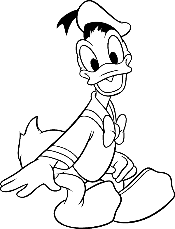 Página para colorir: Pato Donald (desenhos animados) #30119 - Páginas para Colorir Imprimíveis Gratuitamente