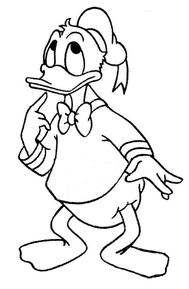 Página para colorir: Pato Donald (desenhos animados) #30127 - Páginas para Colorir Imprimíveis Gratuitamente