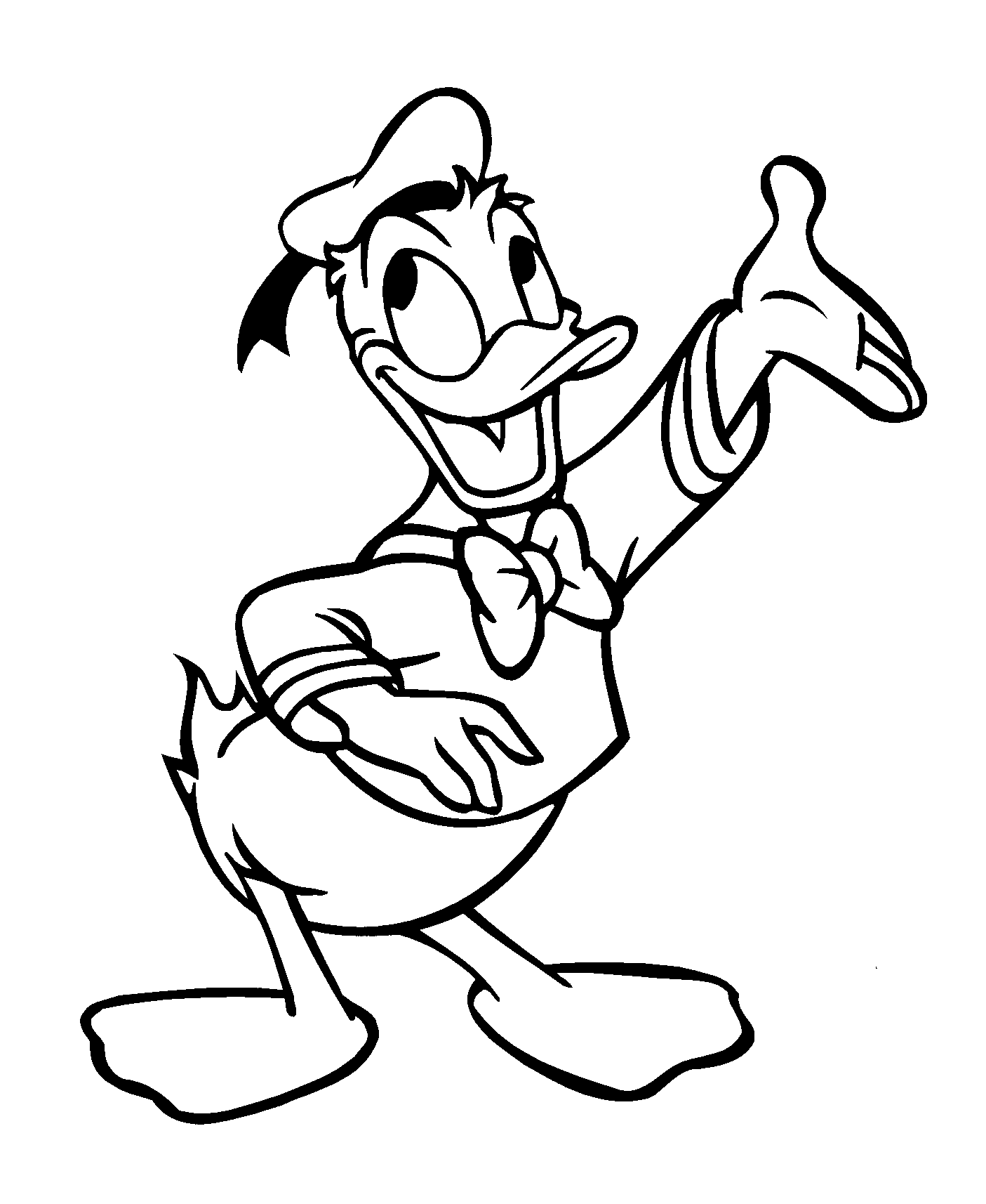 Página para colorir: Pato Donald (desenhos animados) #30132 - Páginas para Colorir Imprimíveis Gratuitamente