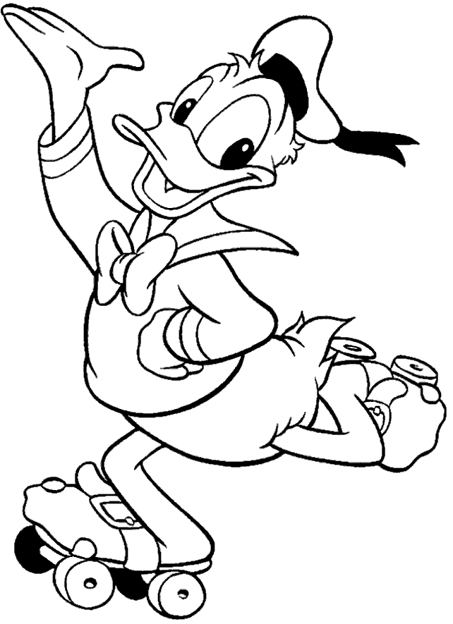 Página para colorir: Pato Donald (desenhos animados) #30135 - Páginas para Colorir Imprimíveis Gratuitamente