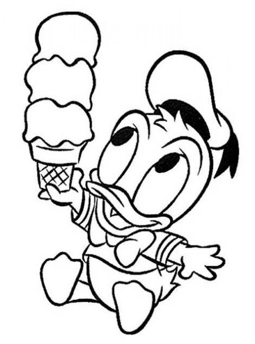 Página para colorir: Pato Donald (desenhos animados) #30152 - Páginas para Colorir Imprimíveis Gratuitamente