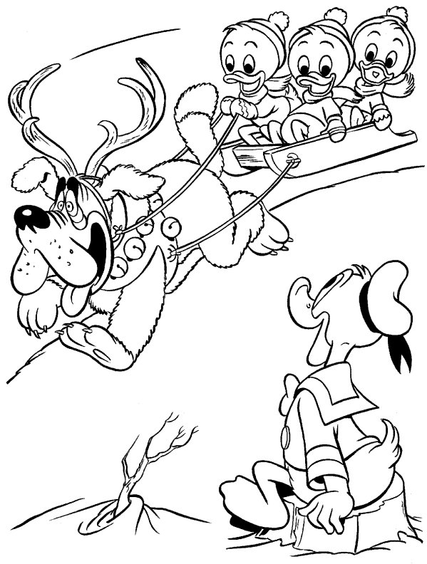 Página para colorir: Pato Donald (desenhos animados) #30160 - Páginas para Colorir Imprimíveis Gratuitamente