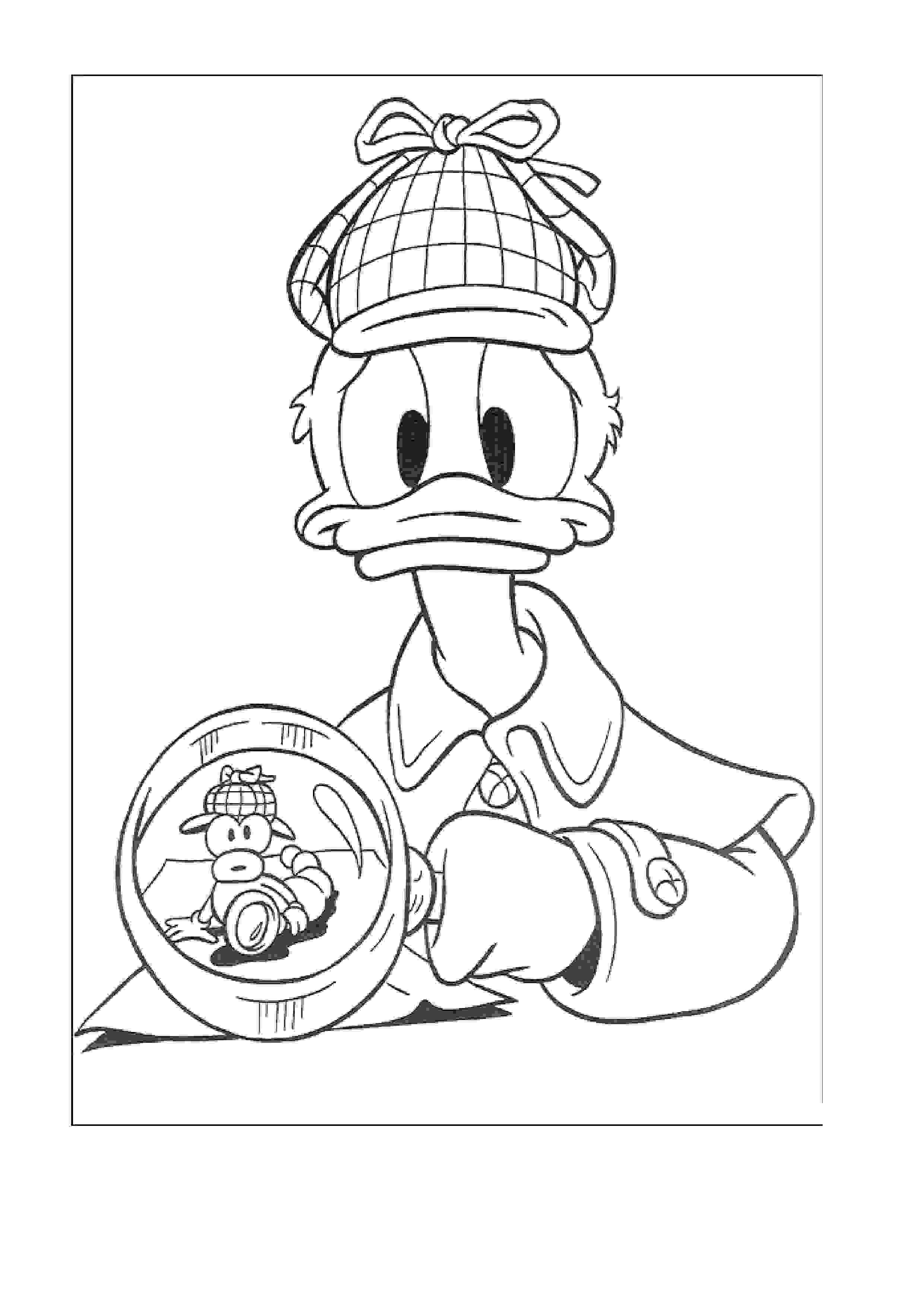 Página para colorir: Pato Donald (desenhos animados) #30171 - Páginas para Colorir Imprimíveis Gratuitamente