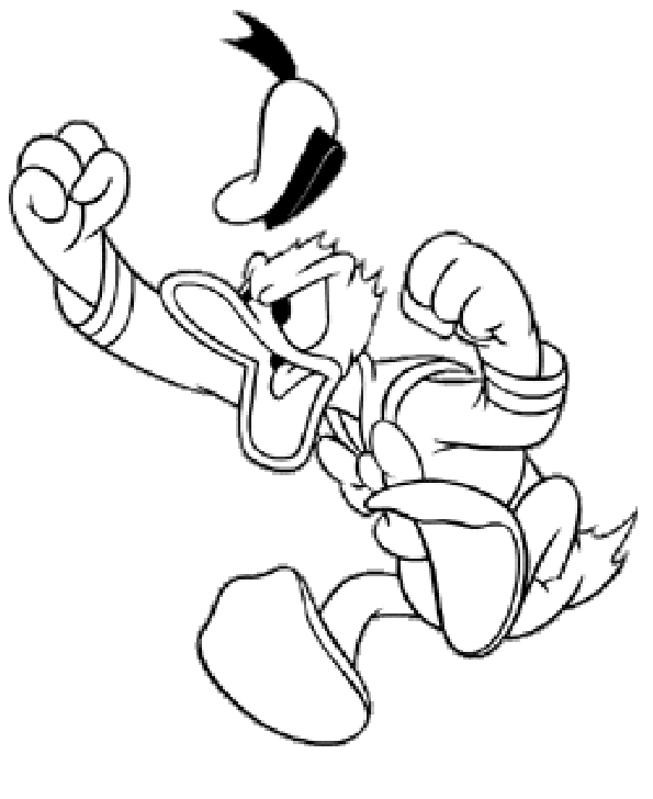 Página para colorir: Pato Donald (desenhos animados) #30174 - Páginas para Colorir Imprimíveis Gratuitamente