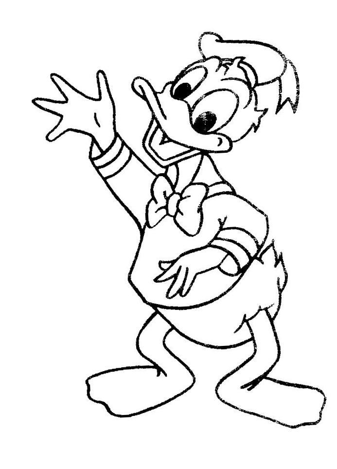 Página para colorir: Pato Donald (desenhos animados) #30181 - Páginas para Colorir Imprimíveis Gratuitamente