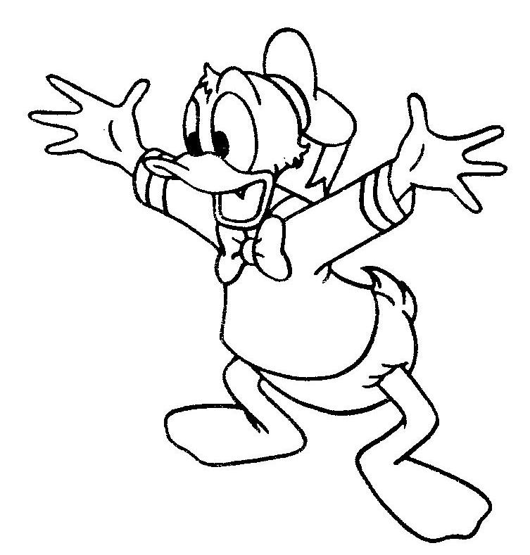 Página para colorir: Pato Donald (desenhos animados) #30206 - Páginas para Colorir Imprimíveis Gratuitamente