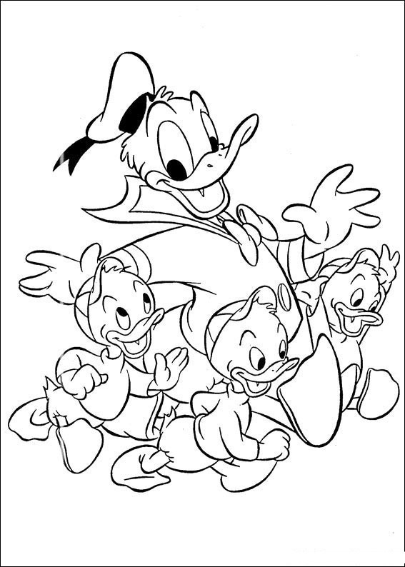 Página para colorir: Pato Donald (desenhos animados) #30213 - Páginas para Colorir Imprimíveis Gratuitamente