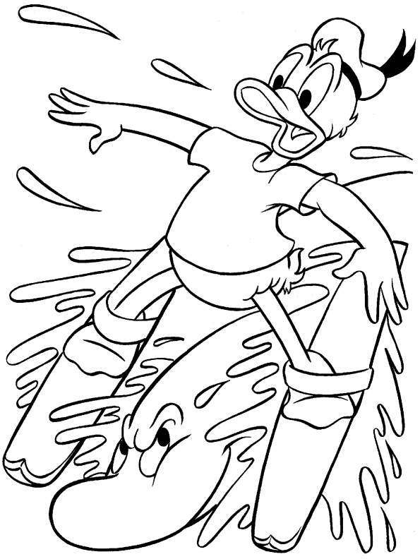 Página para colorir: Pato Donald (desenhos animados) #30238 - Páginas para Colorir Imprimíveis Gratuitamente