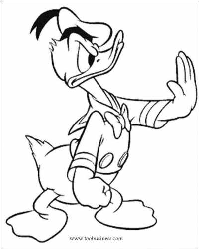 Página para colorir: Pato Donald (desenhos animados) #30243 - Páginas para Colorir Imprimíveis Gratuitamente