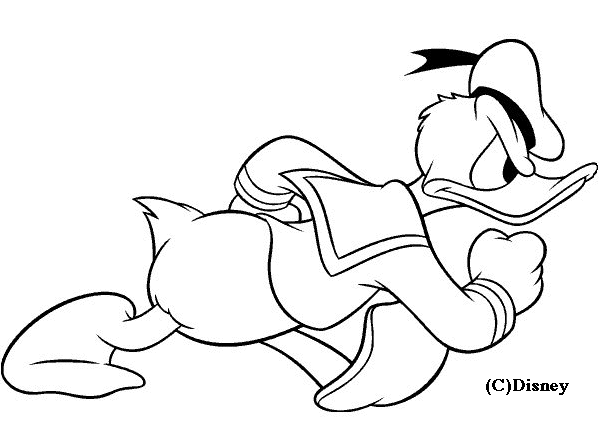 Página para colorir: Pato Donald (desenhos animados) #30244 - Páginas para Colorir Imprimíveis Gratuitamente