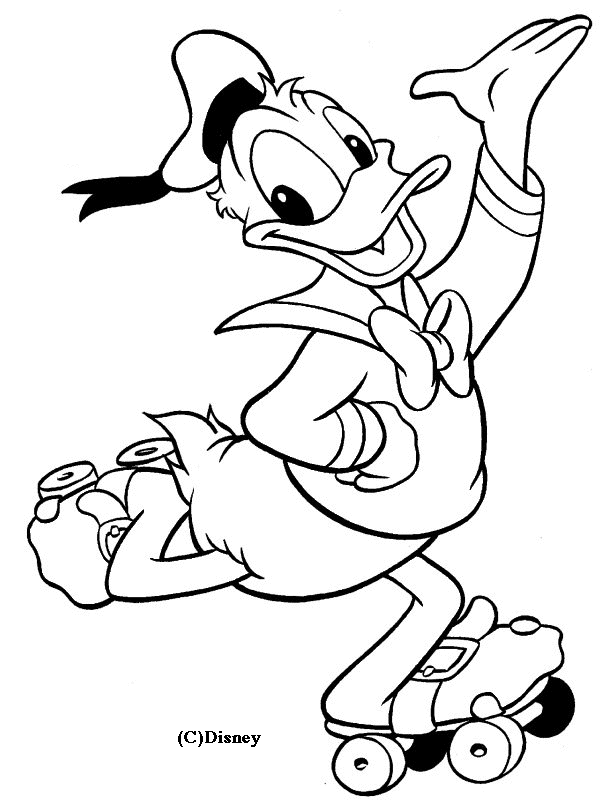 Página para colorir: Pato Donald (desenhos animados) #30264 - Páginas para Colorir Imprimíveis Gratuitamente
