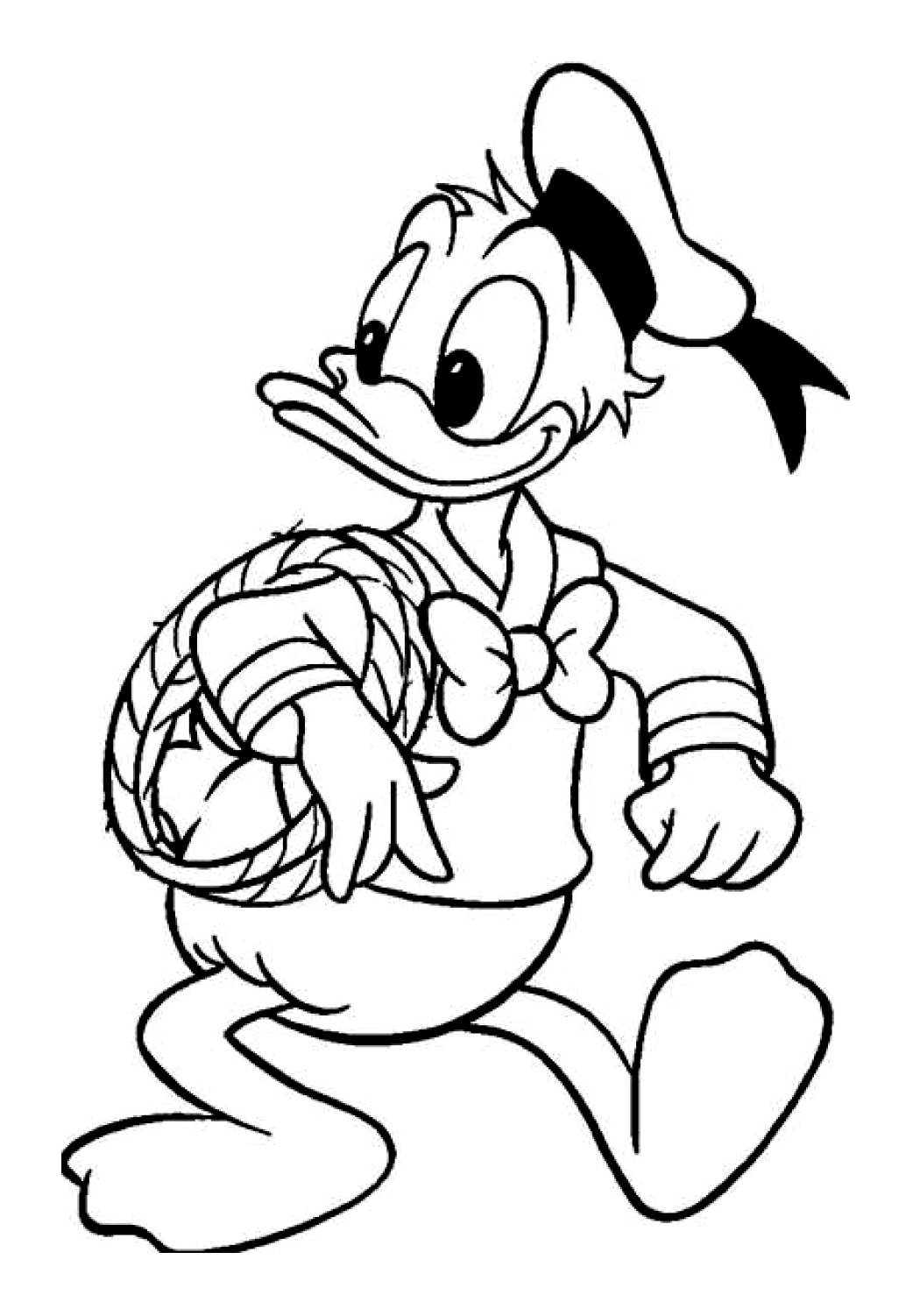 Página para colorir: Pato Donald (desenhos animados) #30272 - Páginas para Colorir Imprimíveis Gratuitamente