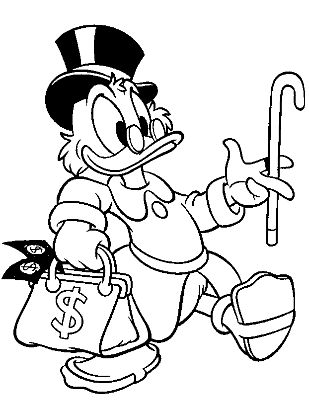 Página para colorir: Pato Donald (desenhos animados) #30276 - Páginas para Colorir Imprimíveis Gratuitamente