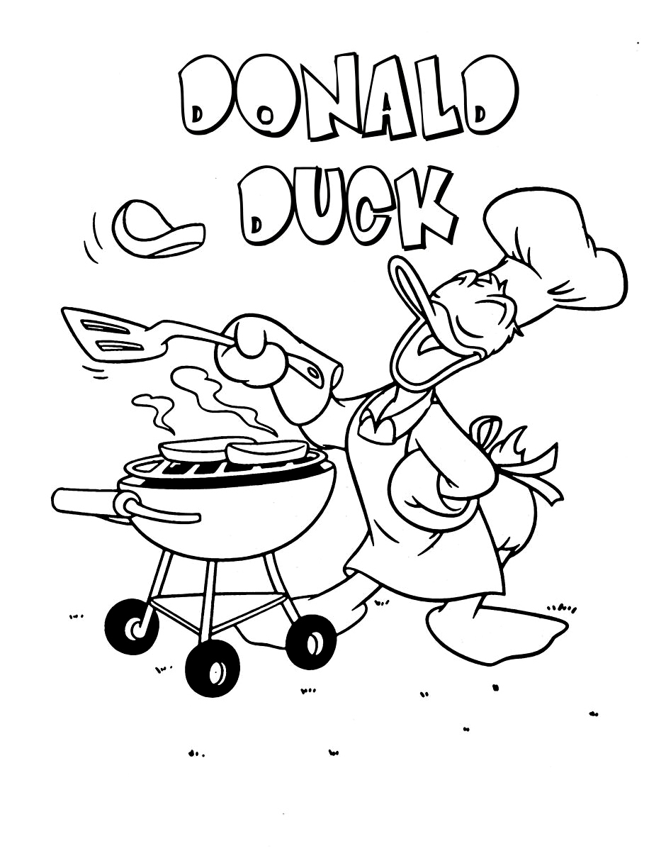 Página para colorir: Pato Donald (desenhos animados) #30282 - Páginas para Colorir Imprimíveis Gratuitamente