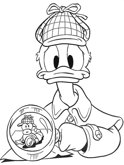 Página para colorir: Pato Donald (desenhos animados) #30315 - Páginas para Colorir Imprimíveis Gratuitamente