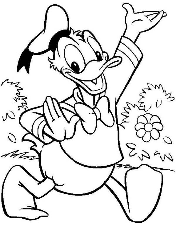 Página para colorir: Pato Donald (desenhos animados) #30316 - Páginas para Colorir Imprimíveis Gratuitamente