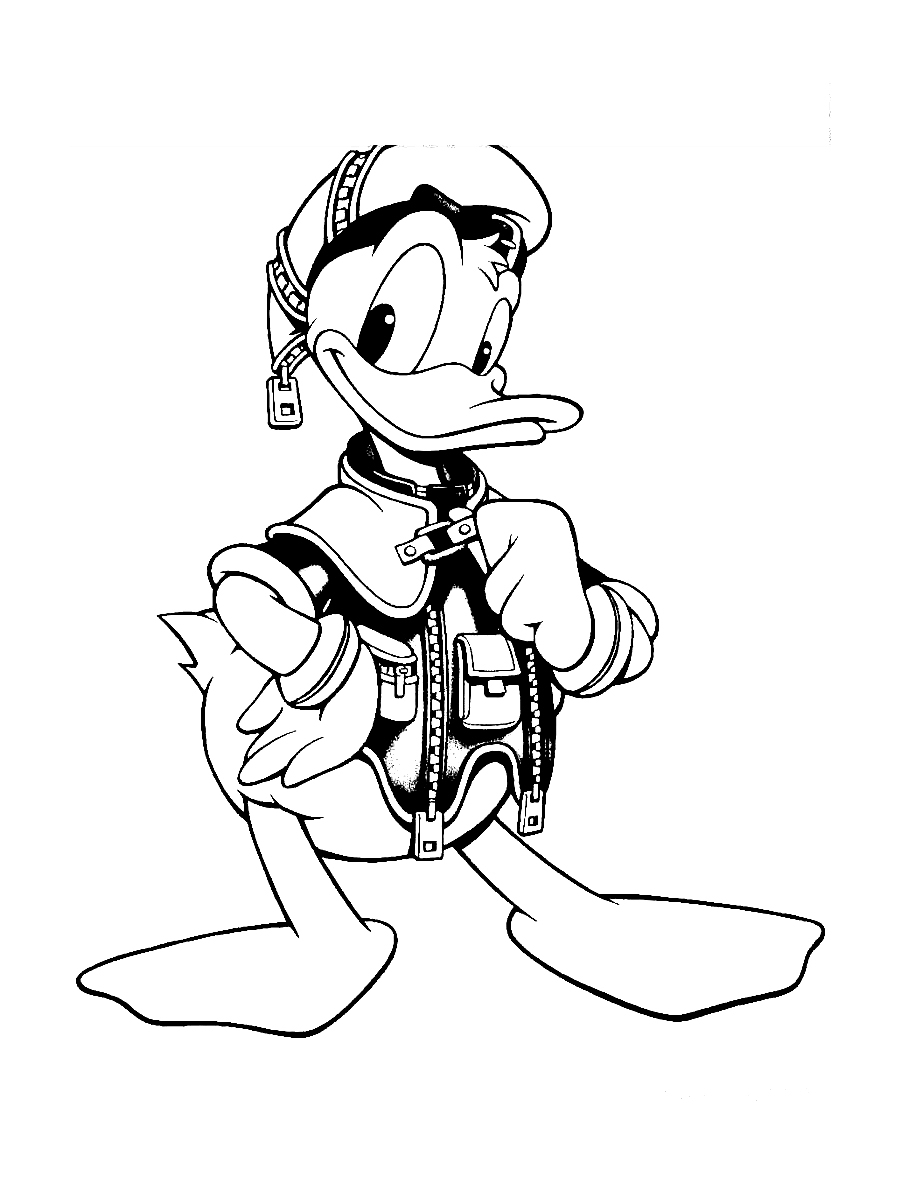 Página para colorir: Pato Donald (desenhos animados) #30321 - Páginas para Colorir Imprimíveis Gratuitamente