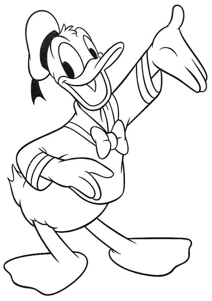 Página para colorir: Pato Donald (desenhos animados) #30338 - Páginas para Colorir Imprimíveis Gratuitamente